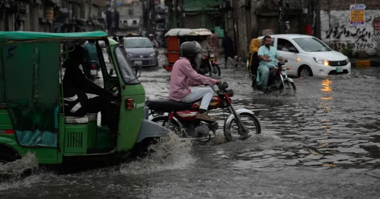 Nearly a week of heavy monsoon rains and flash floods across Pakistan have killed at least 46 people and injured dozens, officials say.  The government announced the death toll on Monday and said the fatalities were caused by several days of abnormally strong downpours.
